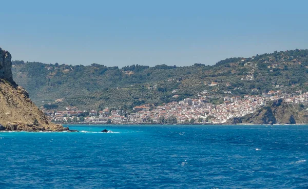 Paysages Côtiers Skopelos Groupe Des Îles Sporades Grèce — Photo