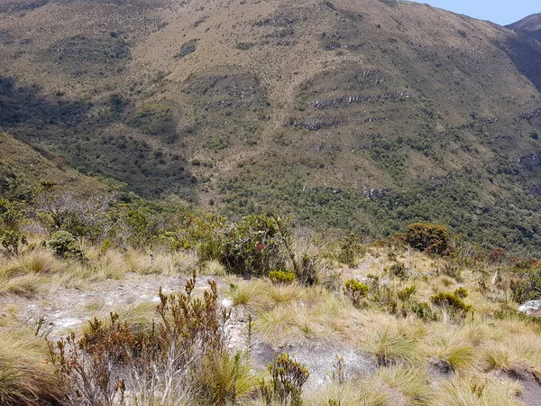 哥伦比亚伊瓜克湖周围的安第斯山脉风景 — 图库照片