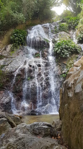 Wodospad Pobliżu Małej Wioski Minca Kolumbii — Zdjęcie stockowe