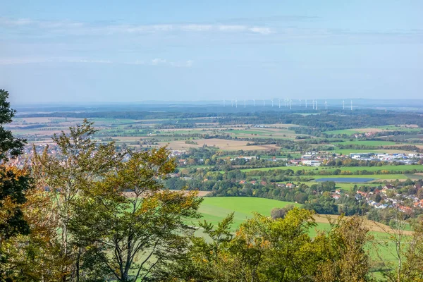 Vista Aérea Hohenlohe Área Sur Alemania Otoño —  Fotos de Stock