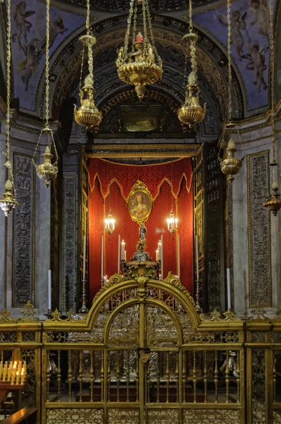 Hermosa Capilla Decorativa Catedral Palermo Sicilia Italia Octubre 2011 — Foto de Stock