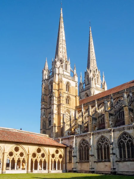 Chiostro Guglie Della Cattedrale Santa Maria Bayonne Francia — Foto Stock