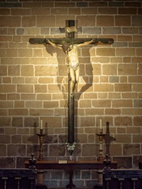 Haç St Mary's Katedrali - Pamplona, Navarre, İspanya