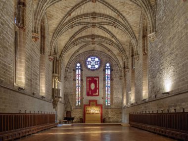 Barbazan Şapel St Mary's Katedrali - Pamplona, Navarre, İspanya, 4 Eylül 2014