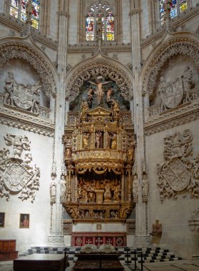 Saint Mary Katedrali - Burgos, Kastilya ve Leon, İspanya, 13 Eylül 2014 Condestable Şapel (capilla)