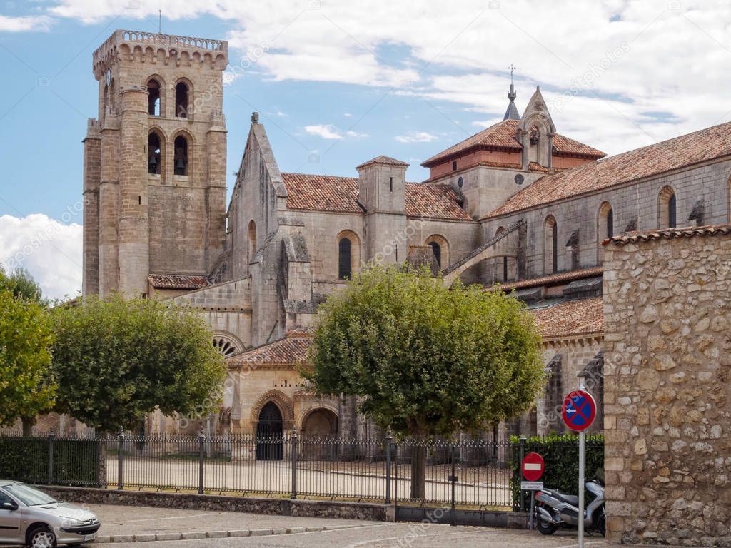 Abbey of Santa Maria la Real de Las Huelgas is a royal monastery of Cistercian nuns - Burgos, Castile and Leon, Spain