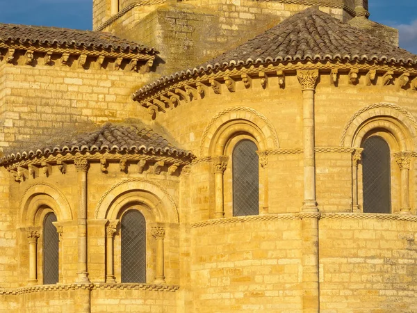 Windows Romanesque Church Saint Martin Fromista Castile Leon Spain — Stock Photo, Image