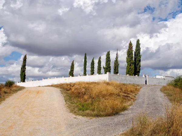 Yol Mezarlığında Arcahueja Kastilya Leon Spanya — Stok fotoğraf