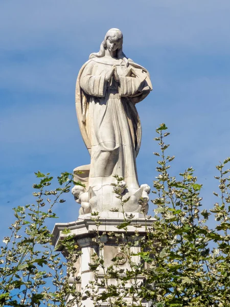 Памятник Непорочному Зачатию Леон Кастилия Леон Испания — стоковое фото