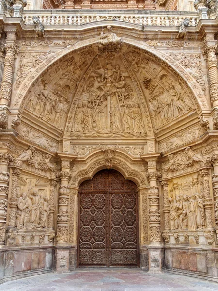 Πύλη Και Κύρια Είσοδος Του Καθεδρικός Ναός Αγίου Mary Astorga — Φωτογραφία Αρχείου