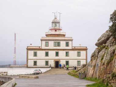 8 Ekim 2014 Dünya - Cape Finisterre, Galiçya, İspanya'nın, sonunda deniz feneri