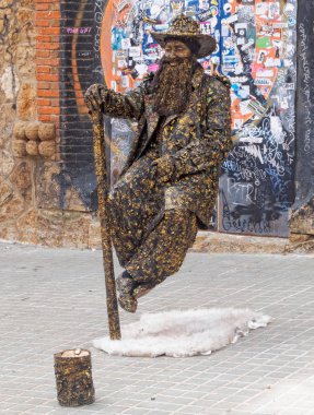 Sokak sanatçısı - Barselona