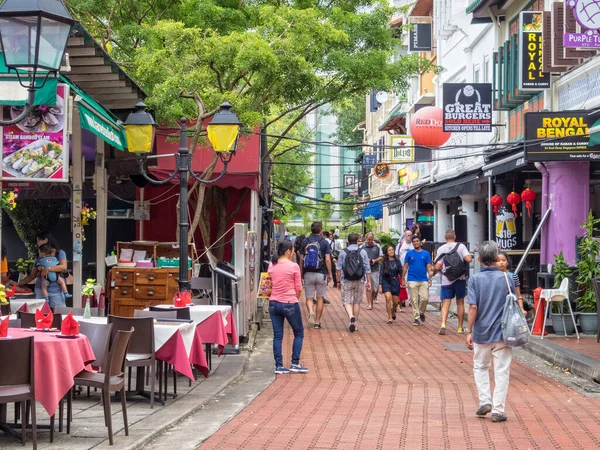 Προσεκτικά Διατηρημένα Shophouses Στο Boay Quay Στεγάζουν Τώρα Όλα Είδη — Φωτογραφία Αρχείου