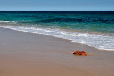 Dampier Yarımadası 'nın kuzey ucunda güzel renkler... Cape Leveque, WA, Avustralya