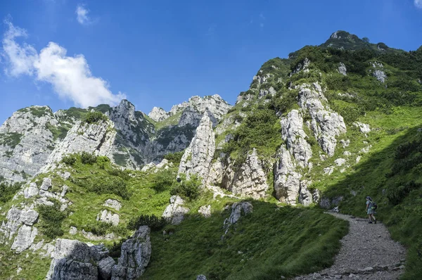 Strada delle 52 gallerie (52 galerileri Road) ı. Dünya Savaşı sırasında Pasubio (Vicenza, İtalya massif üzerinde inşa askeri bir iz olduğunu)