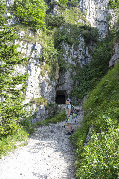 Strada delle 52 gallerie (Road of 52 galleries) is a military trail built during World War I on the massif of Pasubio (Vicenza, Italy)