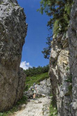 Strada delle 52 gallerie (52 galerileri Road) ı. Dünya Savaşı sırasında Pasubio (Vicenza, İtalya massif üzerinde inşa askeri bir iz olduğunu)