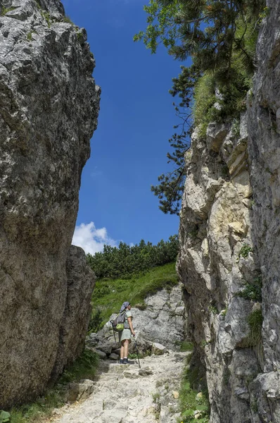 Strada delle 52 gallerie (52 galerileri Road) ı. Dünya Savaşı sırasında Pasubio (Vicenza, İtalya massif üzerinde inşa askeri bir iz olduğunu)