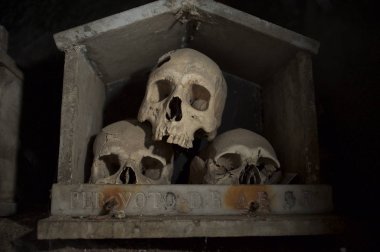 kafatasları Fontanelle Naples (İtalya Mezarlığı)