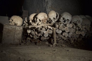 kafatasları Fontanelle Naples (İtalya Mezarlığı)