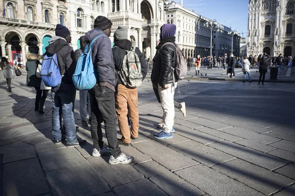 African immigrants in Italy — Stock Photo, Image