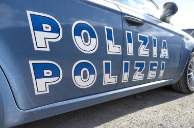 İtalyan Sudtirol polis arabası
