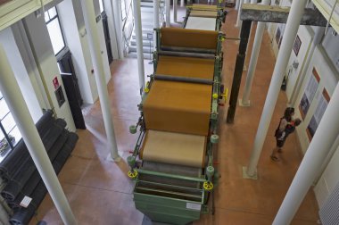 Kağıt Müzesi Toscolano Maderno (Bs) İtalya - sürekli makine (