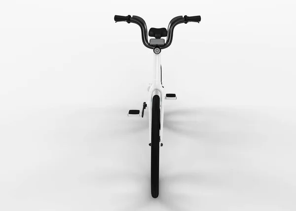 電動自転車 フロントからの眺め イラストレーション — ストック写真