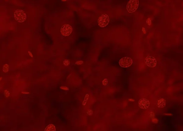 Rote Blutkörperchen Menschlichen Blut Illustration — Stockfoto