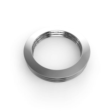 3D top resmini taşıyan itme. Arka plan beyaz izole