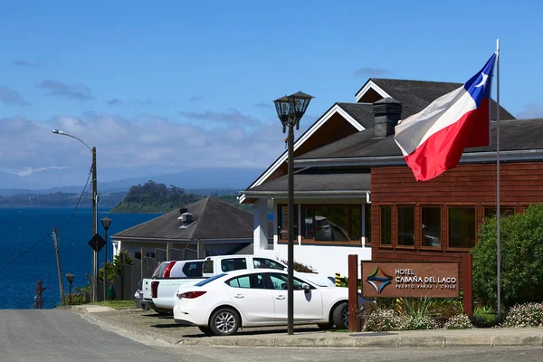 Puerto Varas Chile Novembro 2015 Hotel Cabana Del Lago Localizado — Fotografia de Stock