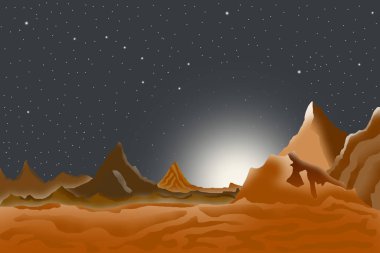Soyut fraktal desenler ve şekiller. Yaratıcı grafik tasarımı için dijital sanat eserleri. Beyaz arkaplanda simetrik fraktal simge. Renkli resimleme.