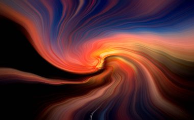 Dalgalı soyut renkli arkaplan