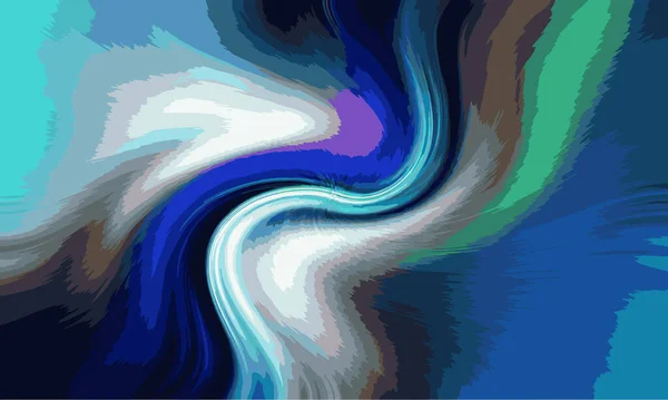 Абстрактний Барвистий Фон Хвилями — стокове фото