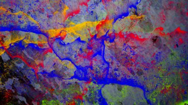 Sıçramalı soyut renkli arkaplan