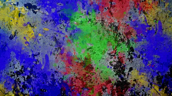 Fond Coloré Abstrait Avec Éclaboussures — Photo