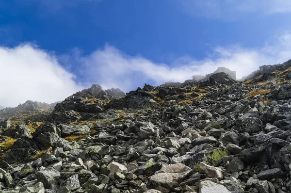 No pico da montanha — Fotografia de Stock