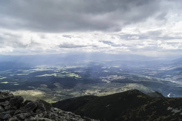 Vista de tatras baixos — Fotografia de Stock