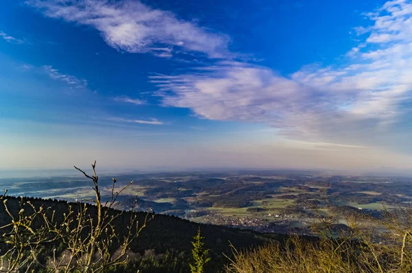 Nézd a Ještěd — Stock Fotó