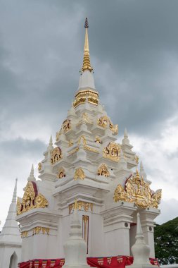 Beyaz podalar mavi gökyüzünde..