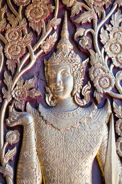 O buda antigo é bonito no budismo . — Fotografia de Stock