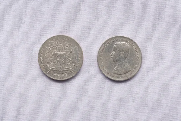 Monedele monetare thailandeze au fost folosite acum o sută de ani . — Fotografie, imagine de stoc