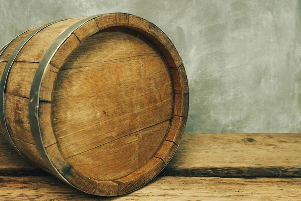 Wooden Barrel Worn Old Table Wood — Stock Photo, Image
