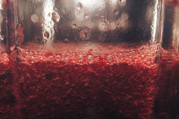 Uvas Frescas Sumo Liquidificador Fechar — Fotografia de Stock