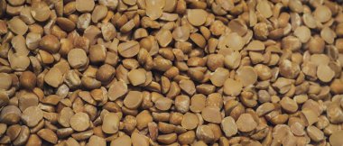 Doğranmış kurutulmuş bezelye arka plan. Makro görünümü.