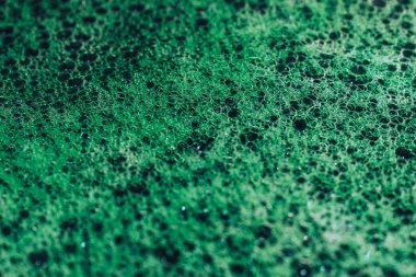 Güzel yeşil kabarcıklar arka plan . Makro görünümü.