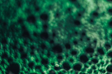 Güzel yeşil kabarcıklar arka plan . Makro görünümü.