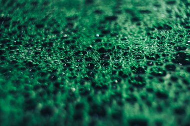 Güzel yeşil kabarcıklar arka plan . Makro görünümü.