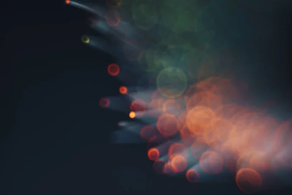 Beautiful Colored Bokeh Dark Abstract Background — Stock Photo, Image