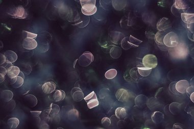 Yeşil arka planda güzel ışık bokeh.